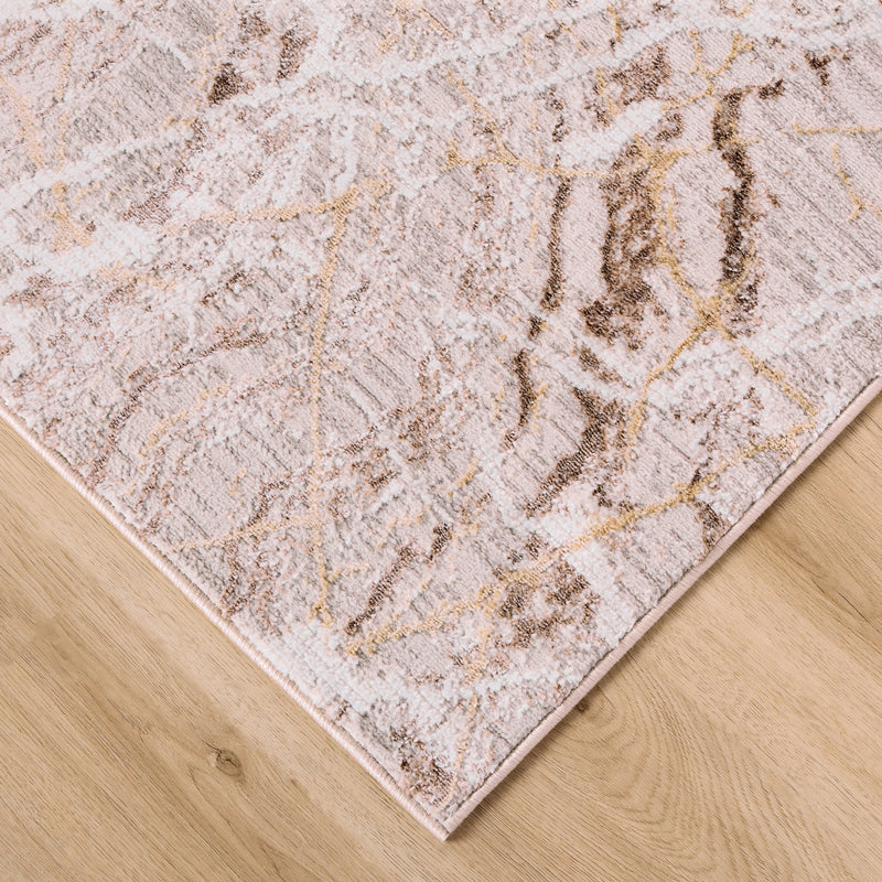 Baltea Brown Marble Striations - R1010 - 3' x 8' Runner