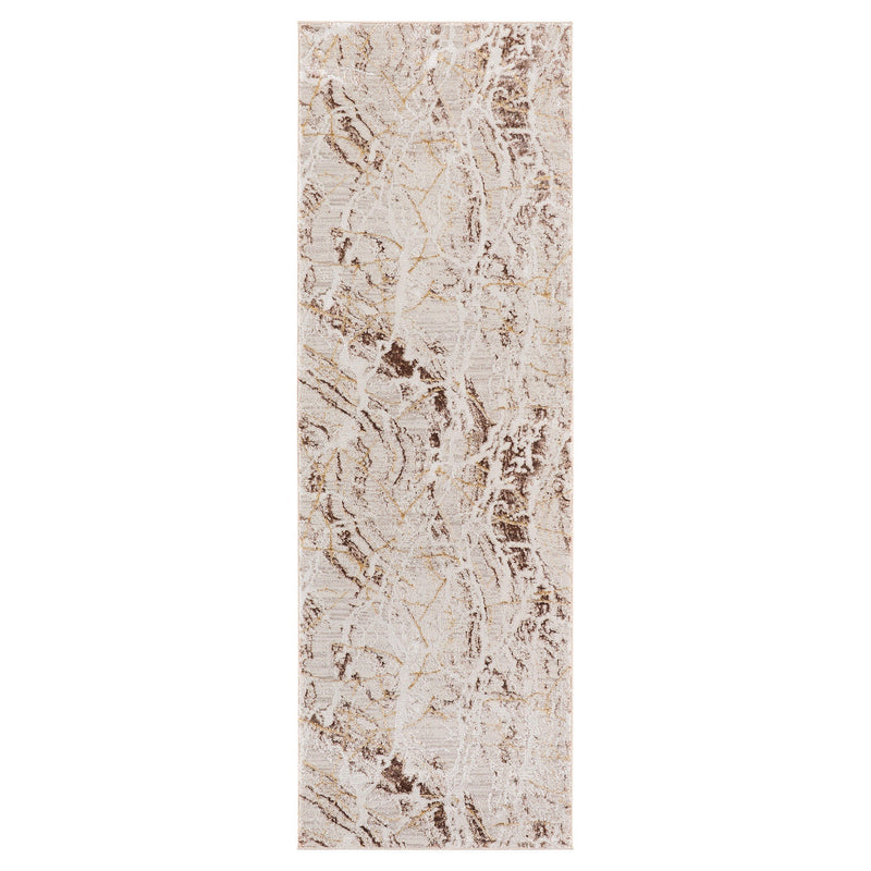 Baltea Brown Marble Striations - R1010 - 3' x 8' Runner