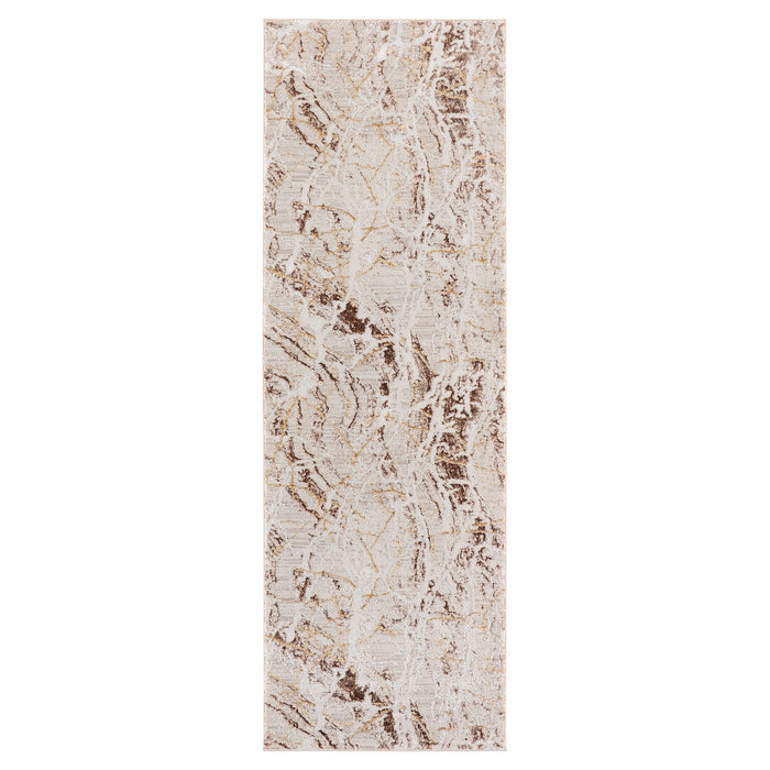 Baltea Brown Marble Striations - R1010 - 3' x 8' Runner