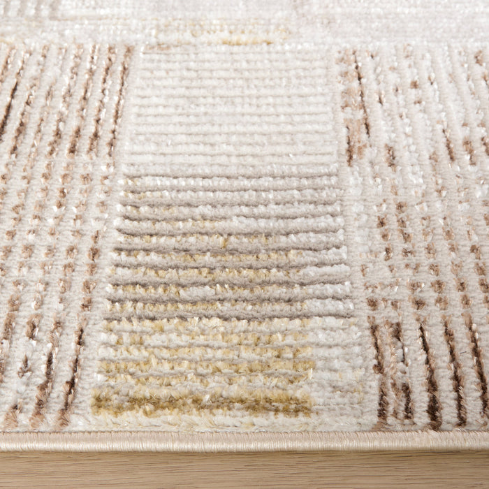 Baltea Brown Geometric - R1012 - 3' x 8' Runner
