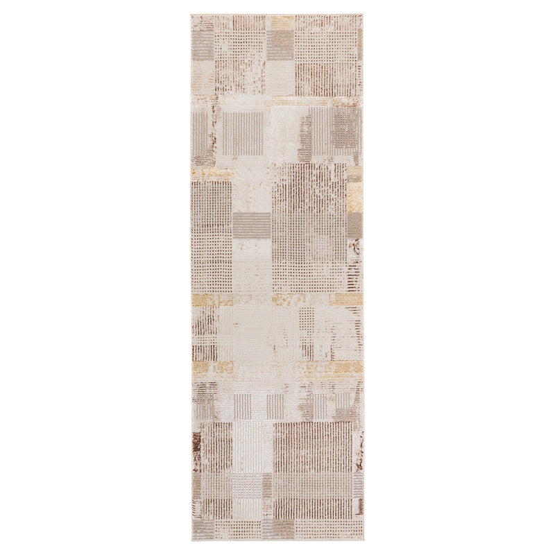 Baltea Brown Geometric - R1012 - 3' x 8' Runner