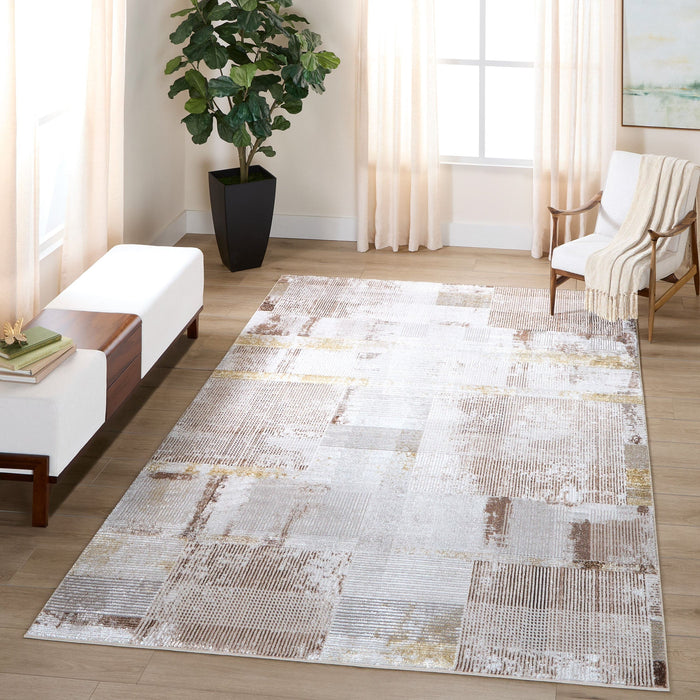 Baltea Brown Geometric - R1012 - 10' x 13'