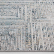 Metro Stone Navy Linear Geometric - R1014 - 5' x 8'