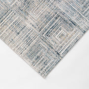Metro Stone Navy Linear Geometric - R1014 - 5' x 8'
