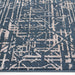 Metro Indigo Stone Abstract Linear - R1015 - 2' x 8'