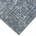 Metro Indigo Stone Abstract Linear - R1015 - 5' x 8'