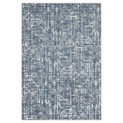 Metro Indigo Stone Abstract Linear - R1015 - 5' x 8'