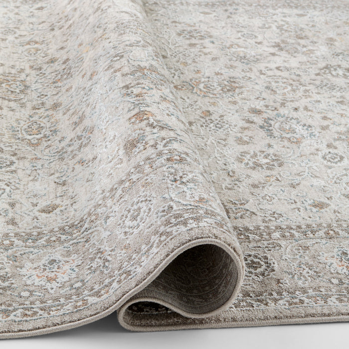Palermo Antique Sand Decorative Floral - R1016 - 2' x 8'