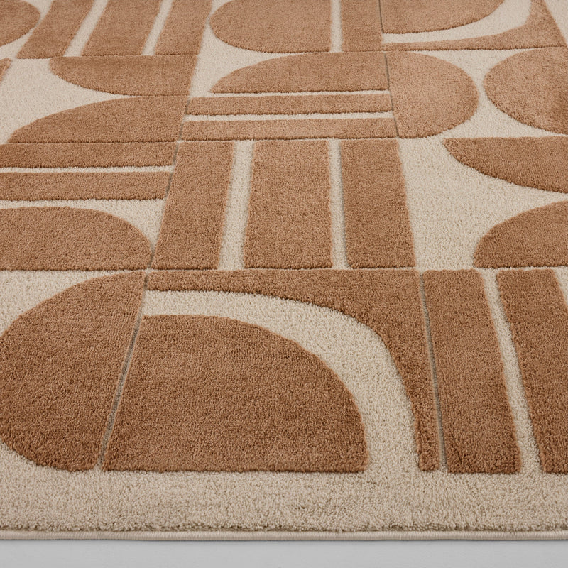 Arc Terracota Cream Geometric - R3001 - 5' x 8'