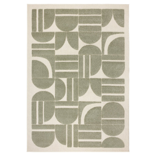 Arc Sage Cream Geometric - R3002 - 6' x 9'