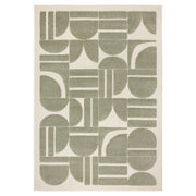 Arc Sage Cream Geometric - R3002 - 5' x 8'
