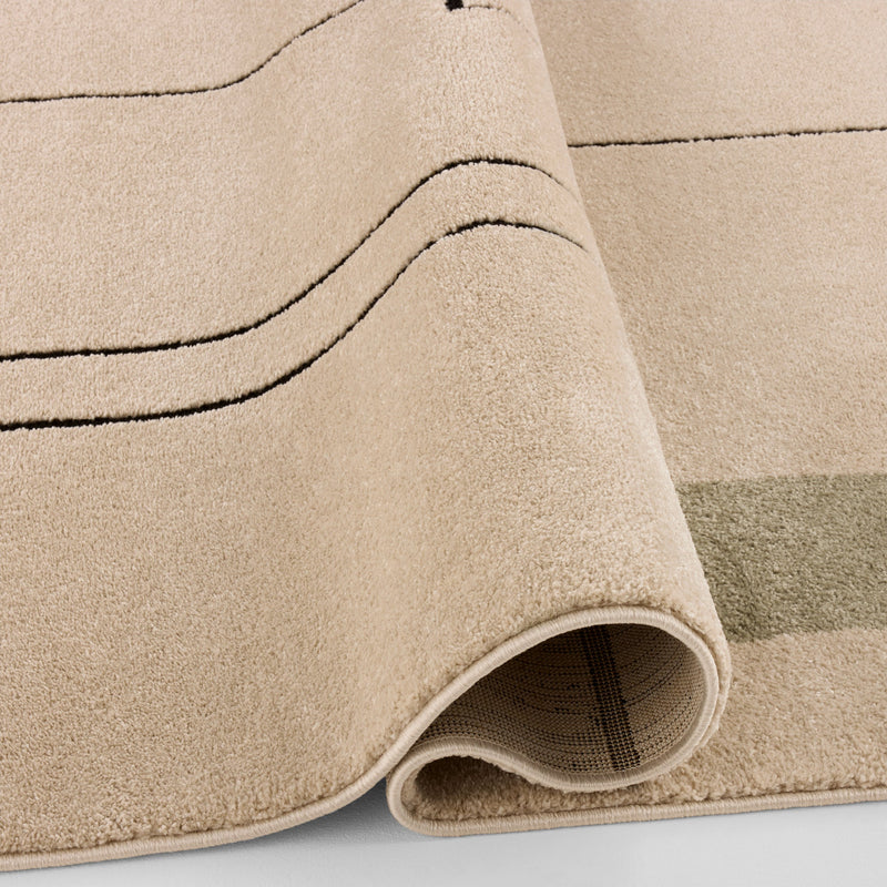 Arc Cream Multi Linear Geometric - R3003 - 6' x 9'