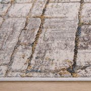Adara Gray Blue Painterly - T2001 - 3' x 8' Runner