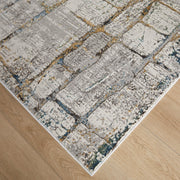 Adara Gray Blue Painterly - T2001 - 7' x 9'