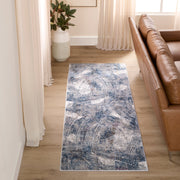 Adara Blue Painterly - T2002 - 3' x 8' Runner