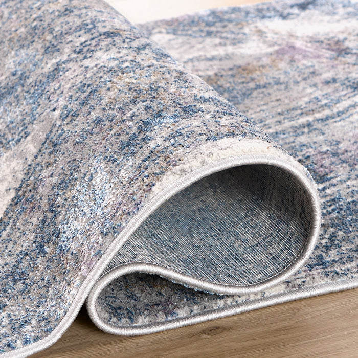 Adara Blue Painterly - T2002 - 3' x 8' Runner