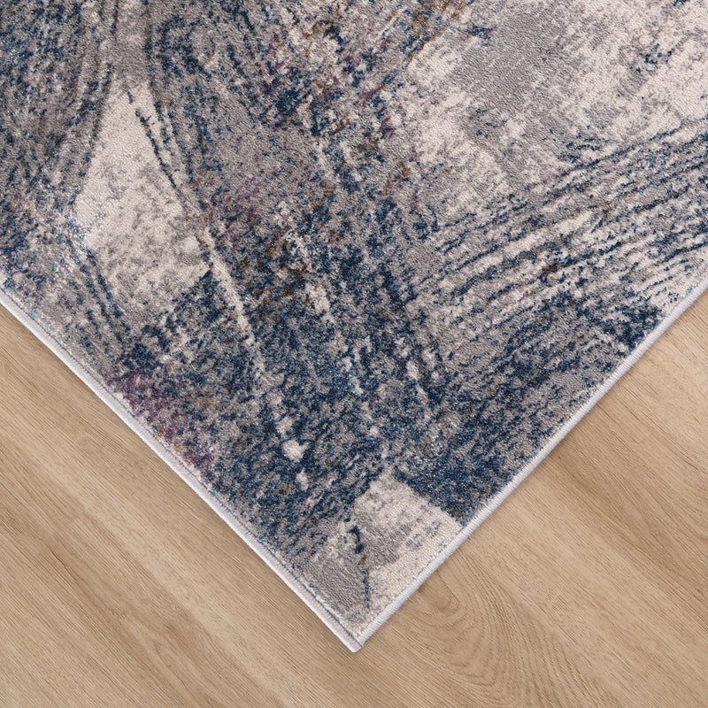 Adara Blue Painterly - T2002 - 3' x 8' Runner