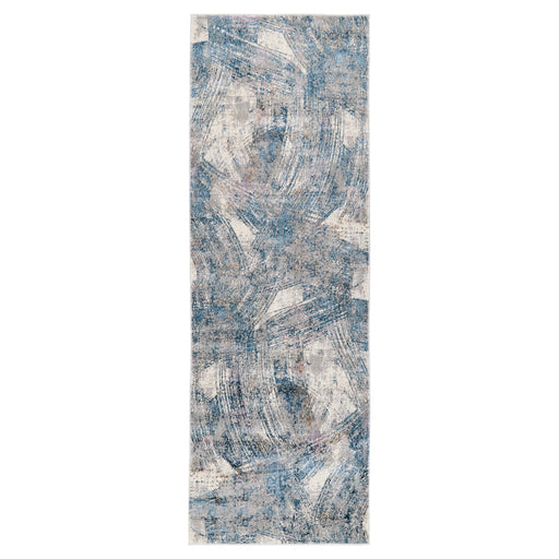 Adara Blue Painterly - T2002 - 3' x 8' Runner