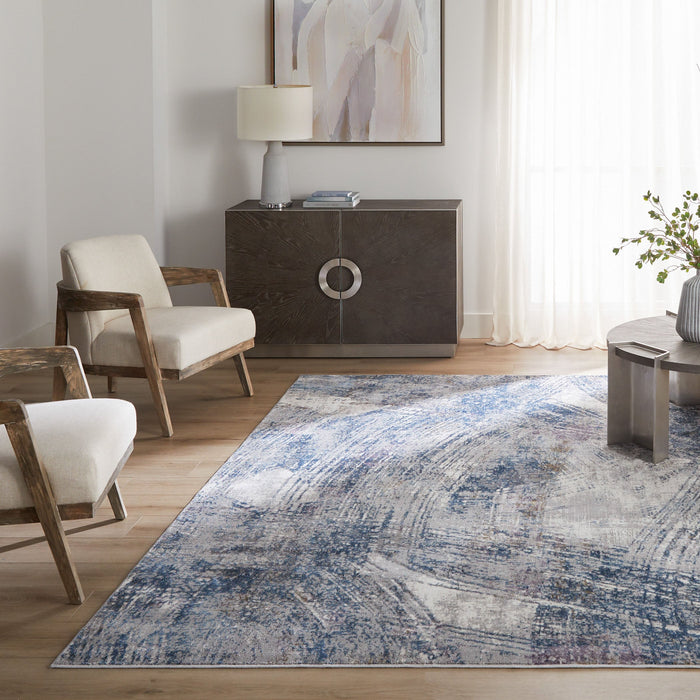 Adara Blue Painterly - T2002 - 8' x 11'