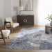 Adara Blue Painterly - T2002 - 2' x 3'