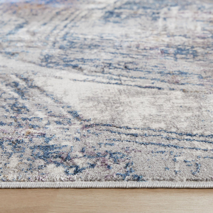 Adara Blue Painterly - T2002 - 5' x 8'