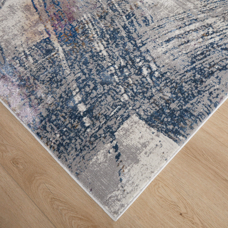 Adara Blue Painterly - T2002 - 5' x 8'