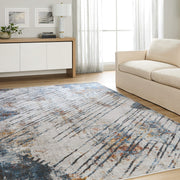 Adara Blue Gray Painterly - T2003 - 5' x 8'