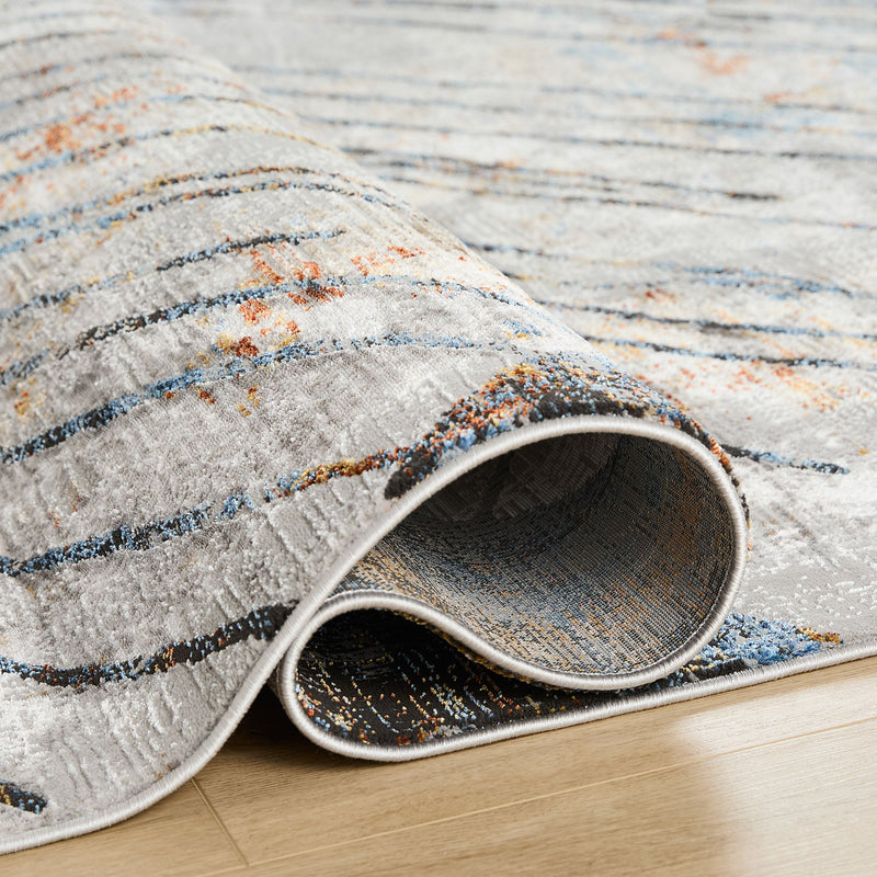 Adara Blue Gray Painterly - T2003 - 2' x 3'