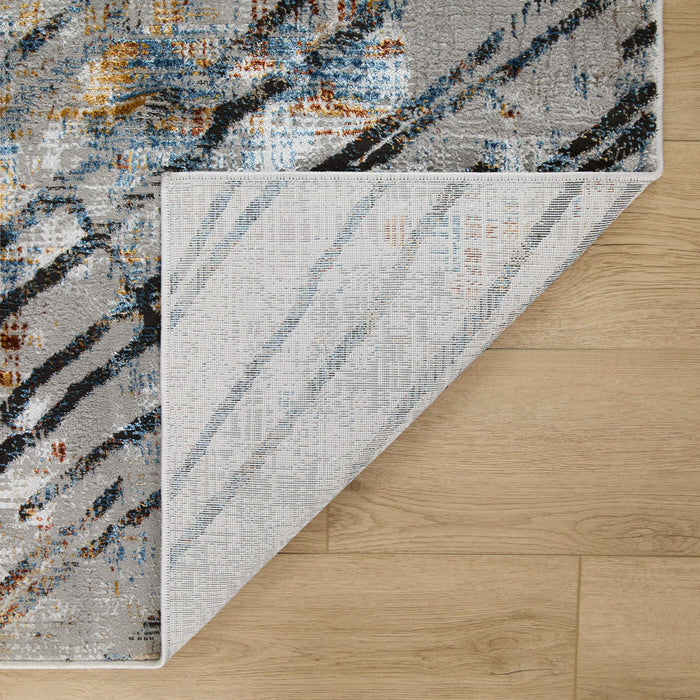 Adara Blue Gray Painterly - T2003 - 2' x 3'
