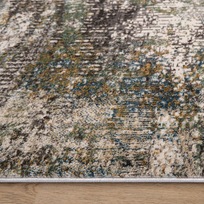 Adara Gray Painterly - T2004 - 5' x 8'