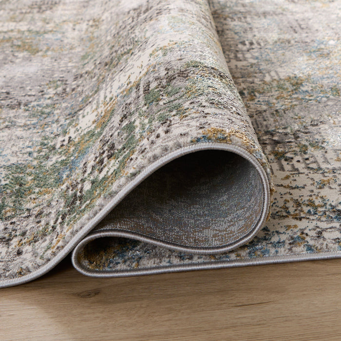 Adara Gray Painterly - T2004 - 7' x 9'
