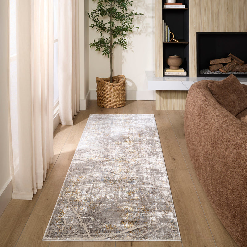 Adara Gray Painterly - T2005 - 3' x 8' Runner