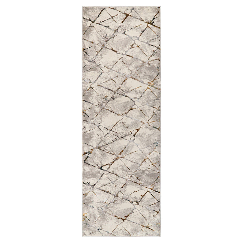 Adara Gray Geometric - T2006 - 3' x 8' Runner