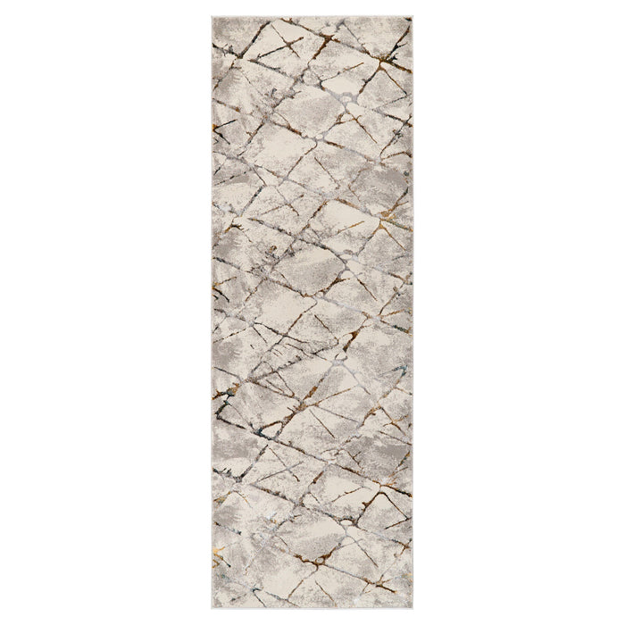Adara Gray Geometric - T2006 - 3' x 8' Runner