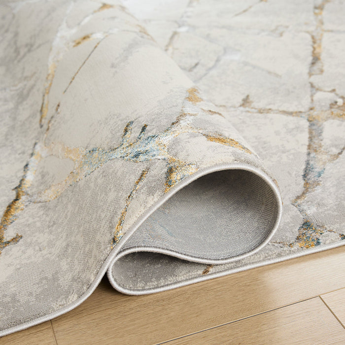 Adara Gray Geometric - T2006 - 2' x 3'