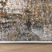 Adara Gray Blue Painterly - T2007 - 3' x 8' Runner