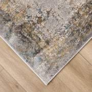 Adara Gray Blue Painterly - T2007 - 3' x 8' Runner