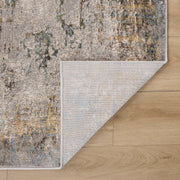 Adara Gray Blue Painterly - T2007 - 3' x 8' Runner