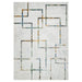 Adara Gray Blue Geometric - T2008 - 2' x 3'