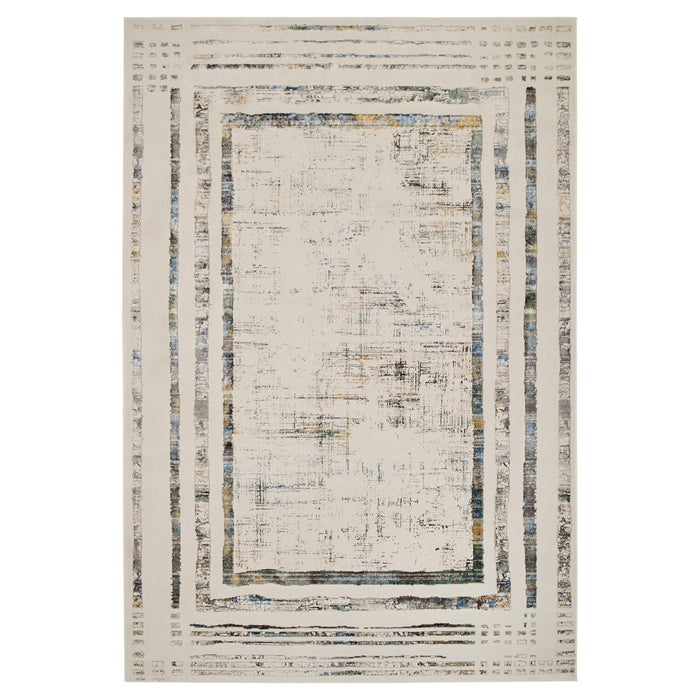 Adara Gray Blue Geometric - T2009 - 10' x 13'