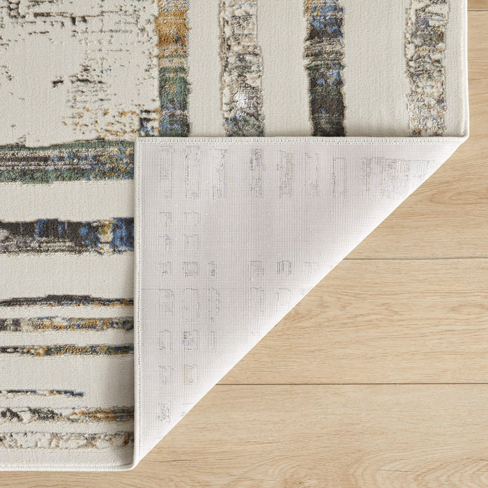 Adara Gray Blue Geometric - T2009 - 10' x 13'