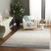 Eclectic Luxe Gray Orange Hombre - T2014 - 8' x 11'
