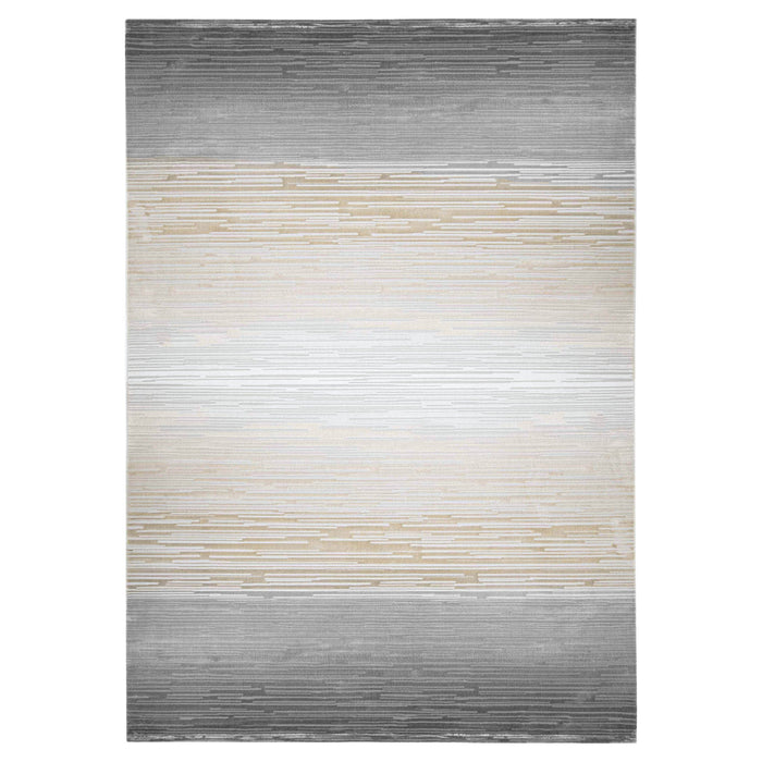 Eclectic Luxe Gray Orange Hombre - T2014 - 8' x 11'