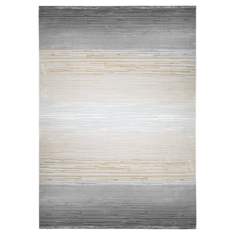 Eclectic Luxe Gray Orange Hombre - T2014 - 5' x 8'