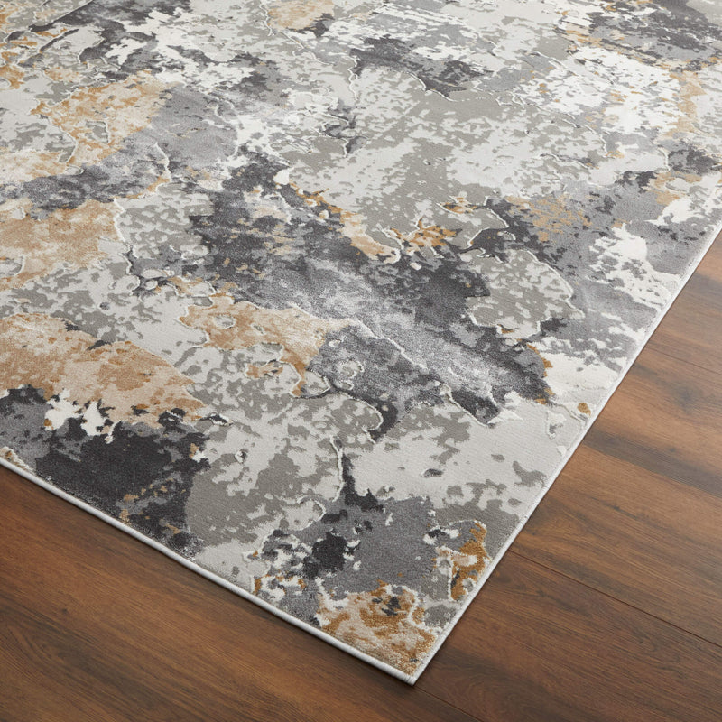 Dalia Gray Brown Painterly - T2016 - 2' x 3'