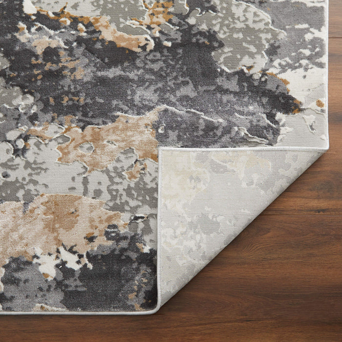 Dalia Gray Brown Painterly - T2016 - 8' x 11'
