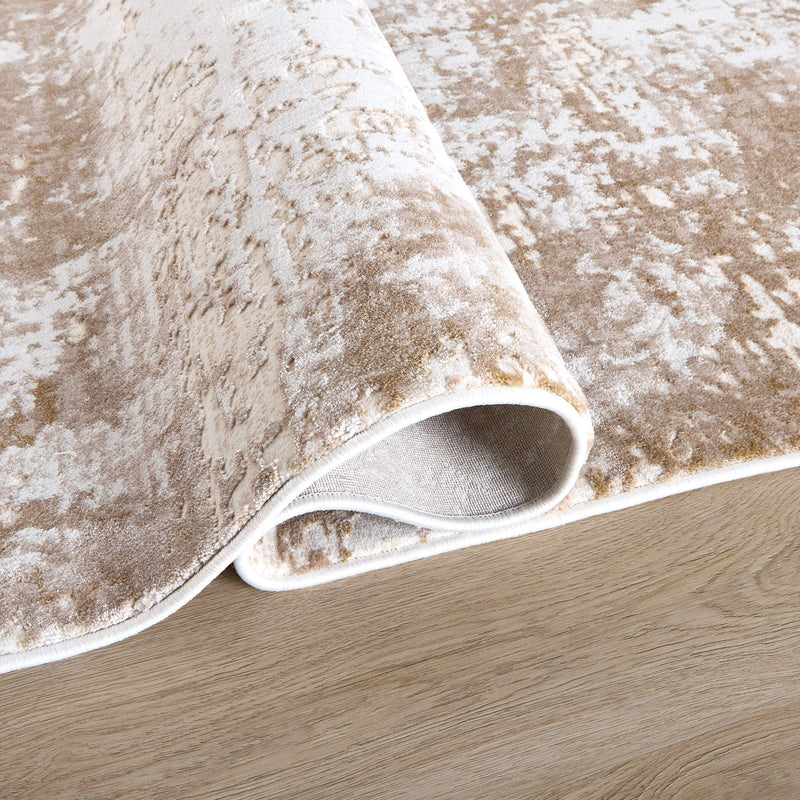 Eclectic Luxe Beige Painterly - T2017 - 5' x 8'
