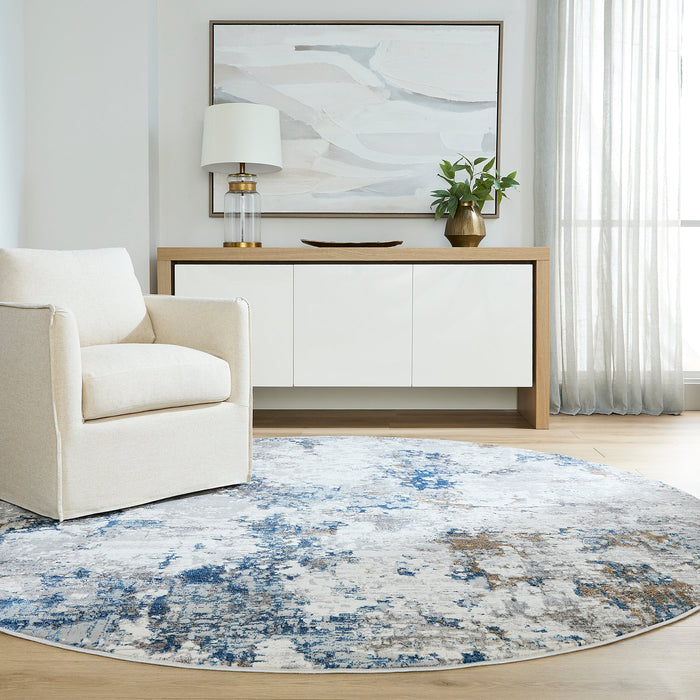 Darica Blue Painterly - T2019 - 8' Round