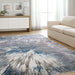 Darica Blue Purple Splatter Paint - T2021 - 10' x 13'
