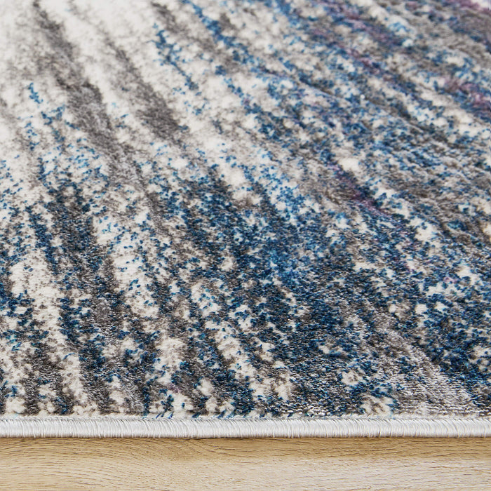 Darica Blue Purple Splatter Paint - T2021 - 10' x 13'